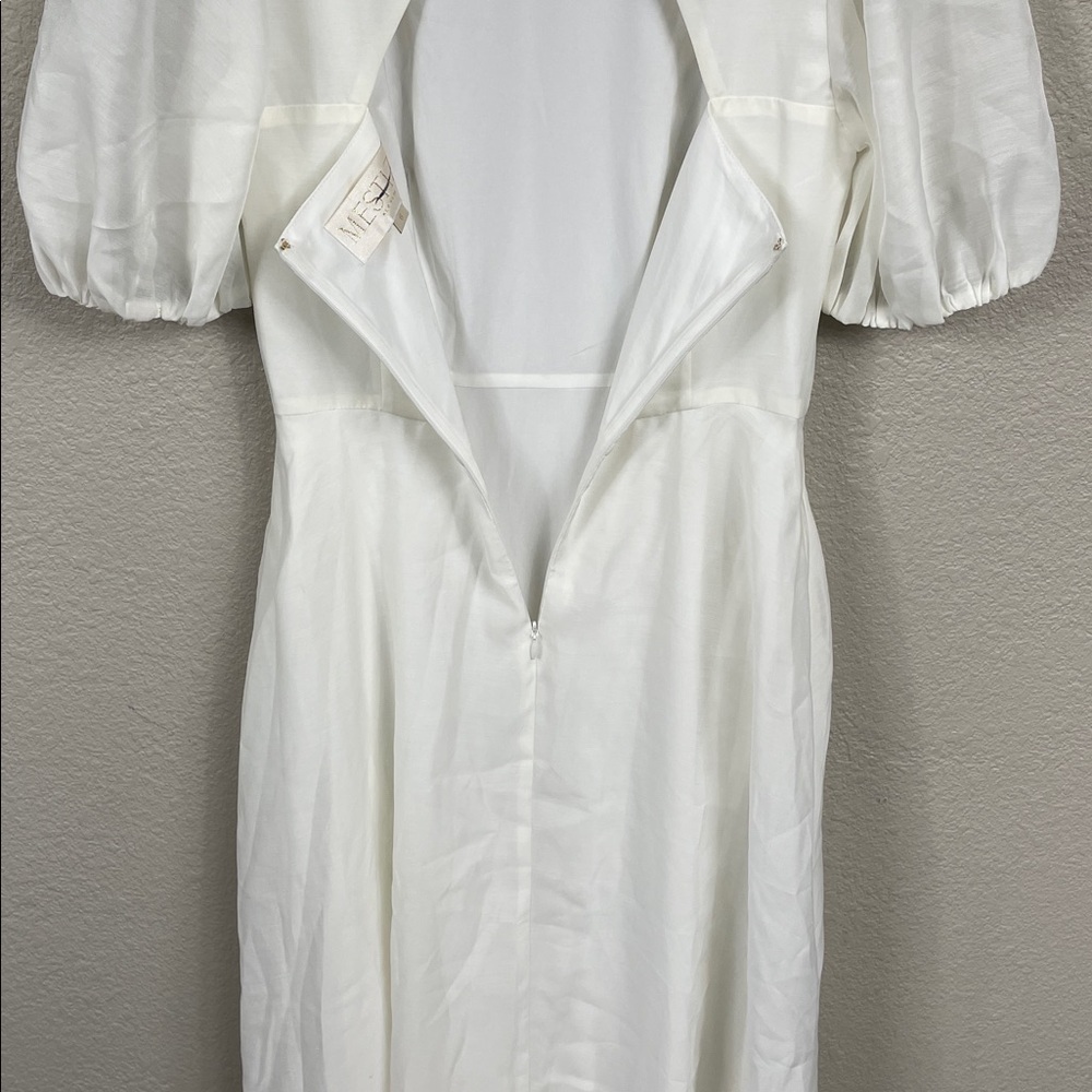 Mestiza New York Faye Sample Dress Ivory White Sample Bohemian Sz 6 - Picture 7 of 13
